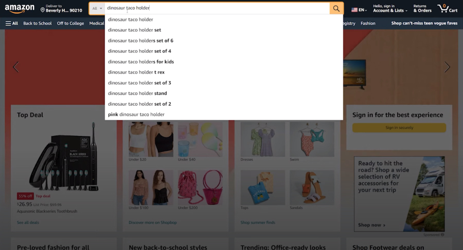 amazon search term